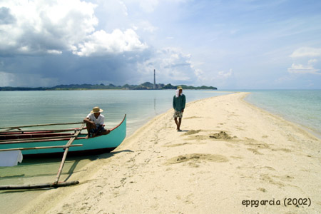View of the Mirant coal-fired electric power plant on Pagbilao Grande on the background.
Photo by:: EPPGarcia (2002)