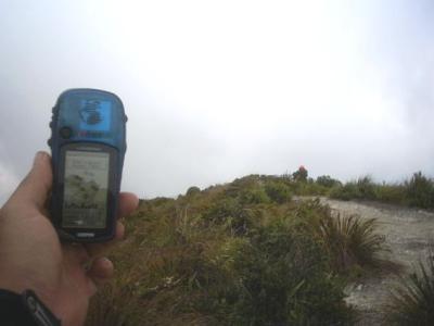 GPS taken at the top of the highest peak in the summit of MT. Halcon. Elevation registers: 2597 MASL, full 12 satellites with signals
Photo by:: paulperez (2005)