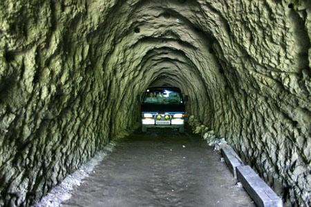 This is the tunnel that leads to the petroglyphs site. Located about 130 meters from the site, this tunnel is about 110 meters long. We were told it was dug just several years ago by natives from the Mountain Province using only hand tools.
Photo by:: EPPGarcia (2004)