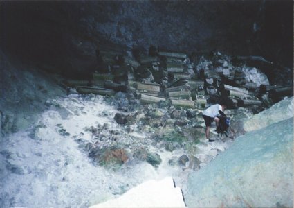 The opening housed the stacked up wooden coffins that the locals have created way back several years ago.
Photo by:: paulperez (2000)